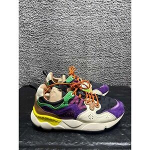 NWOB Flower Mountain Yamano 3 Lace Up Sneakers Multicolor FM63007 Mens Size 8